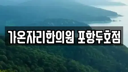 가온자리한의원 포항두호점