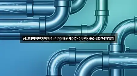 싱크대막힘변기막힘전문뚜러배관케어하수구박사뚫는젊은남자업체