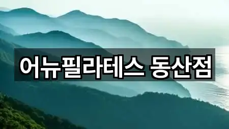 익산 금강동 필라테스 지도에서 한 번에 5곳