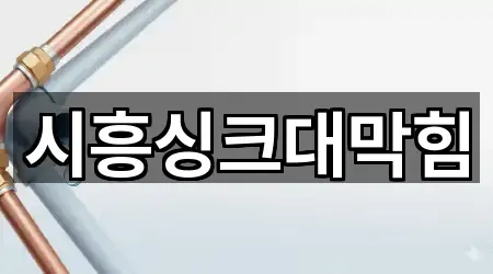 시흥싱크대막힘