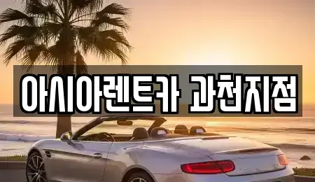 경기도 과천시 부림동 렌트카 전문 아시아렌트카 과천지점