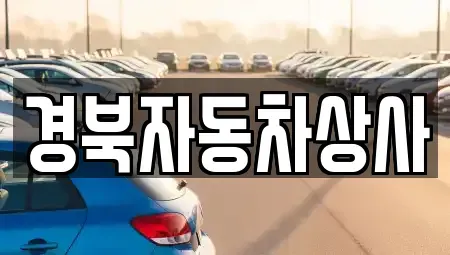 경상북도 성주군 초전면 중고차 전문 경북자동차상사