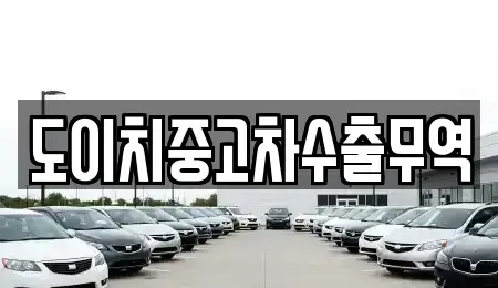 경상북도 성주군 초전면 중고차 전문 도이치중고차수출무역