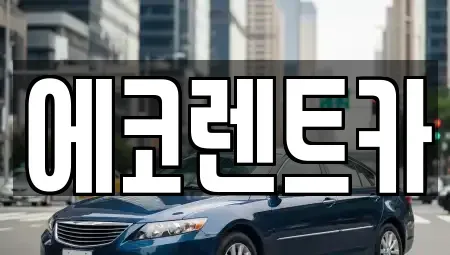광주 남구 칠석동 렌트카 전문 에코렌트카