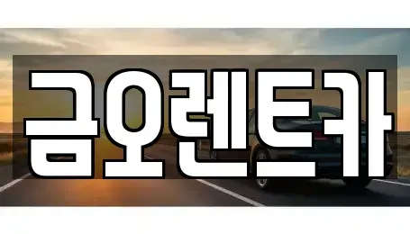 대구 북구 고성동1가 장기렌트카 전문 금오렌트카