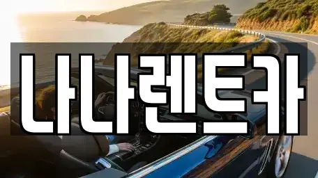 인천 서구 가정동 렌트카 전문 나나렌트카