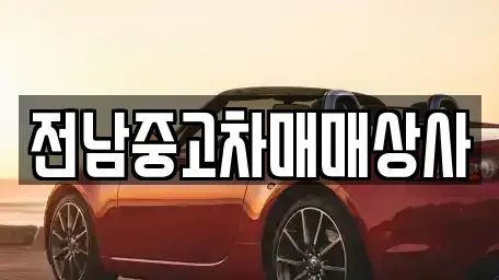 전라남도 나주시 오량동 중고차매매 전문 전남중고차매매상사