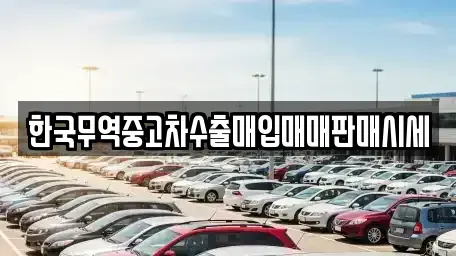 전라남도 나주시 오량동 중고차매입 전문 한국무역중고차수출매입매매판매시세